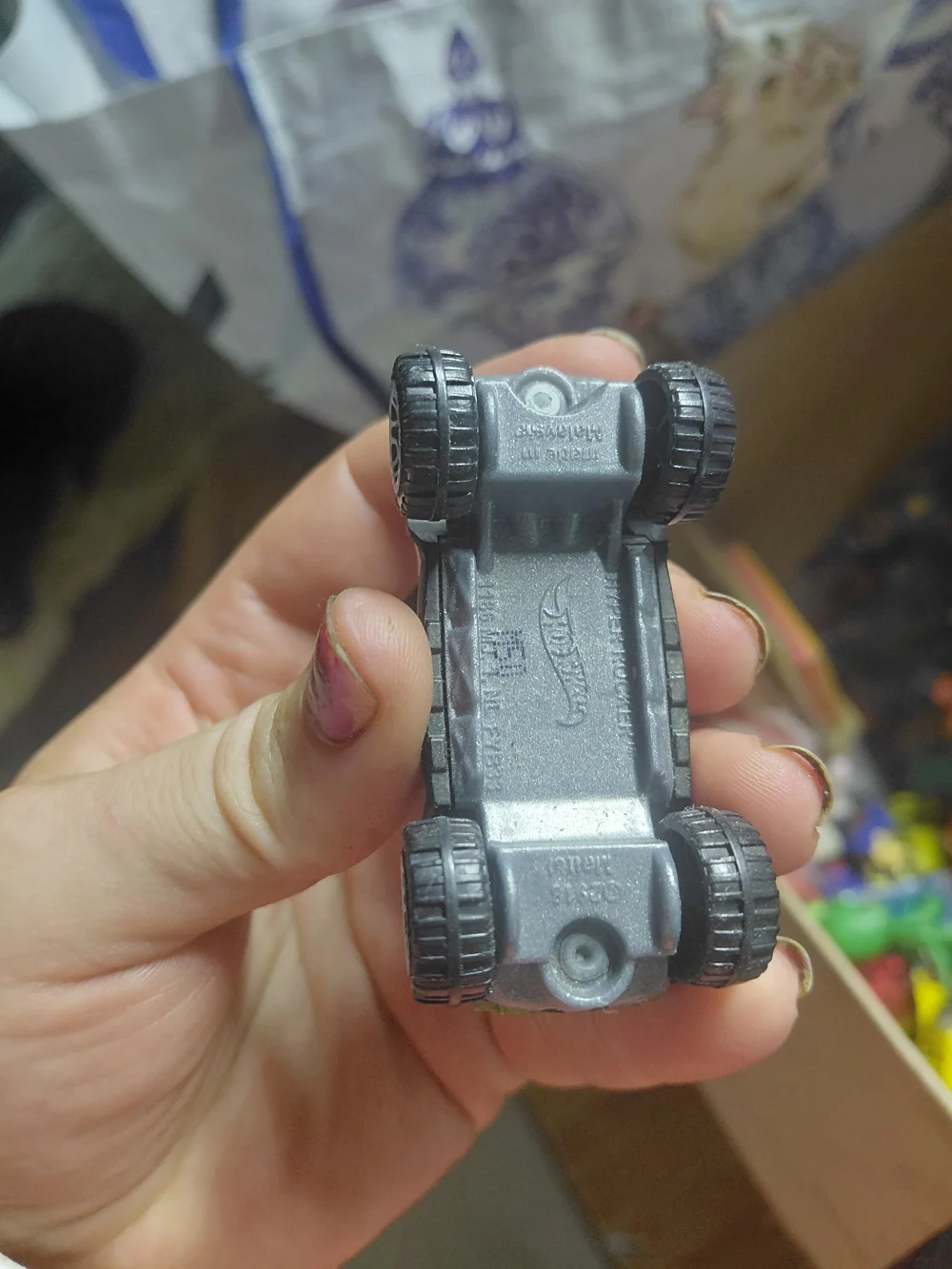 Hot Wheels Hyper Rocker, specifically the white version from the 2020 Baja Blaze